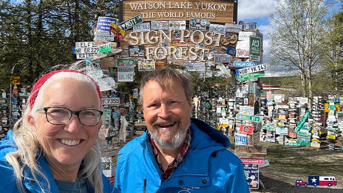 Sign Post Forest in Watson Lake, Yukon