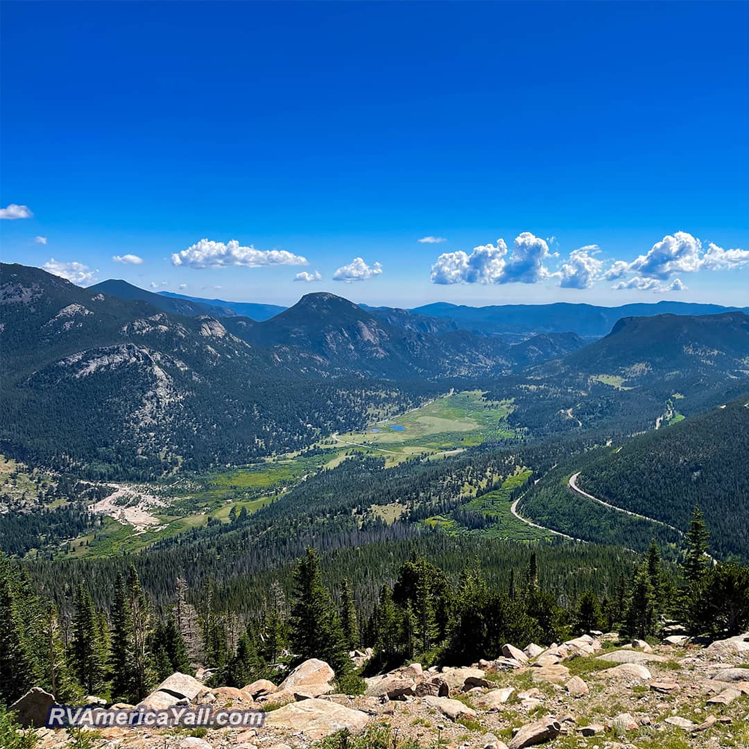 Valley View (notice the road below)