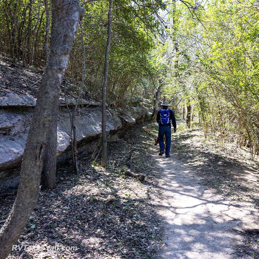 Hiking at Blanco State Park