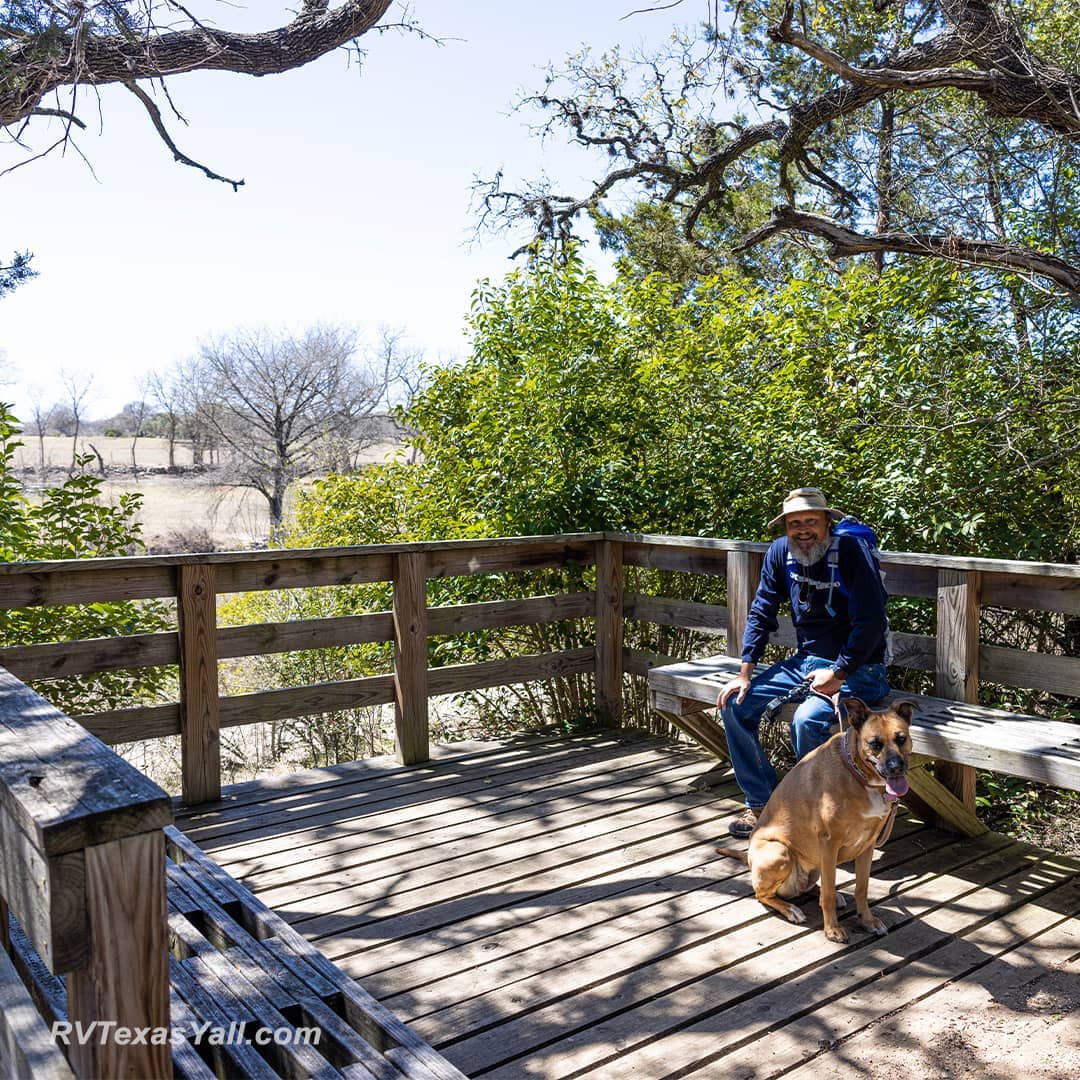 Resting at the Shaded Overlook