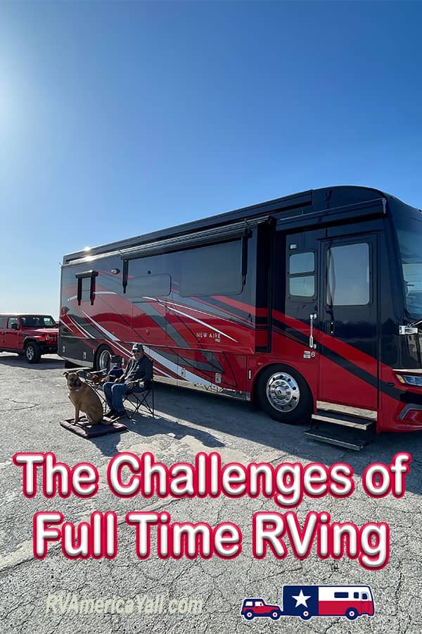 Challenges of Full Time RVing Pin