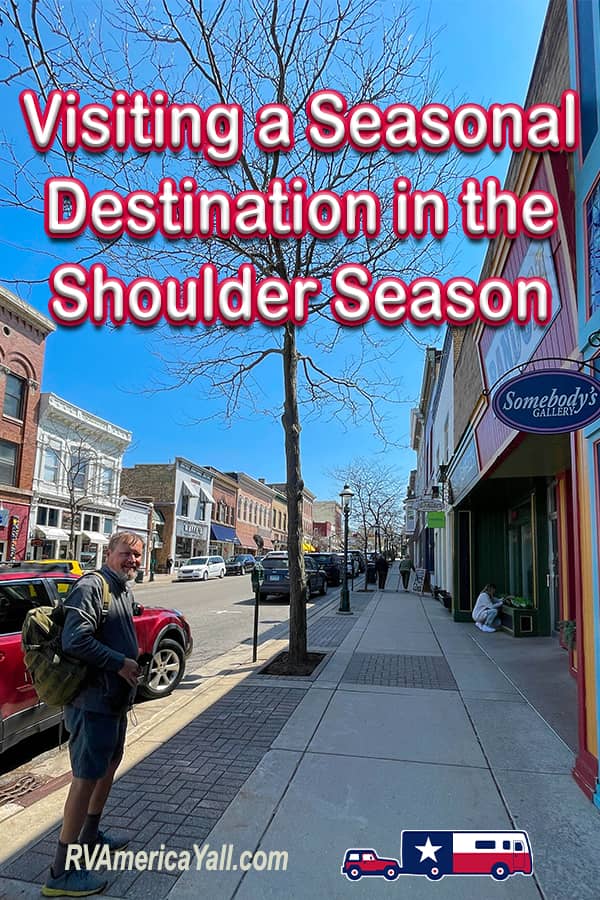 Visiting a Seasonal Destination in the Shoulder Season Pin