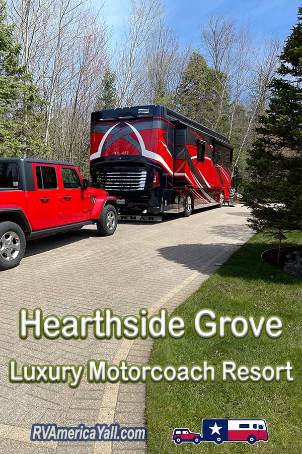 Hearthside Grove Luxury Motorcoach Resort Pin