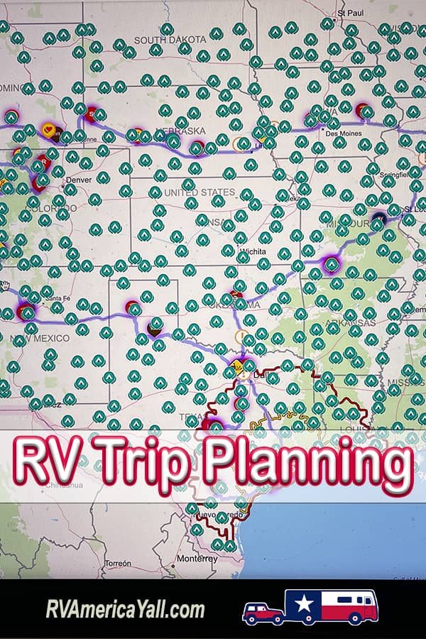 RV Trip Planning Pin