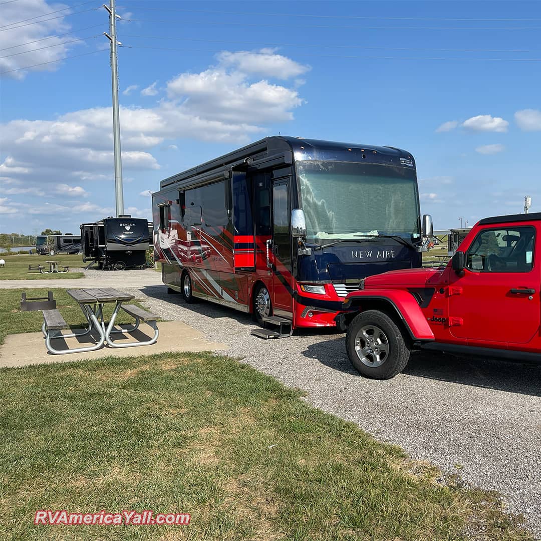 Our Campsite at 370 Lakeside Park