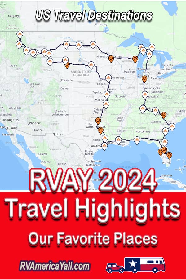 2024 Travel Highlights Pin