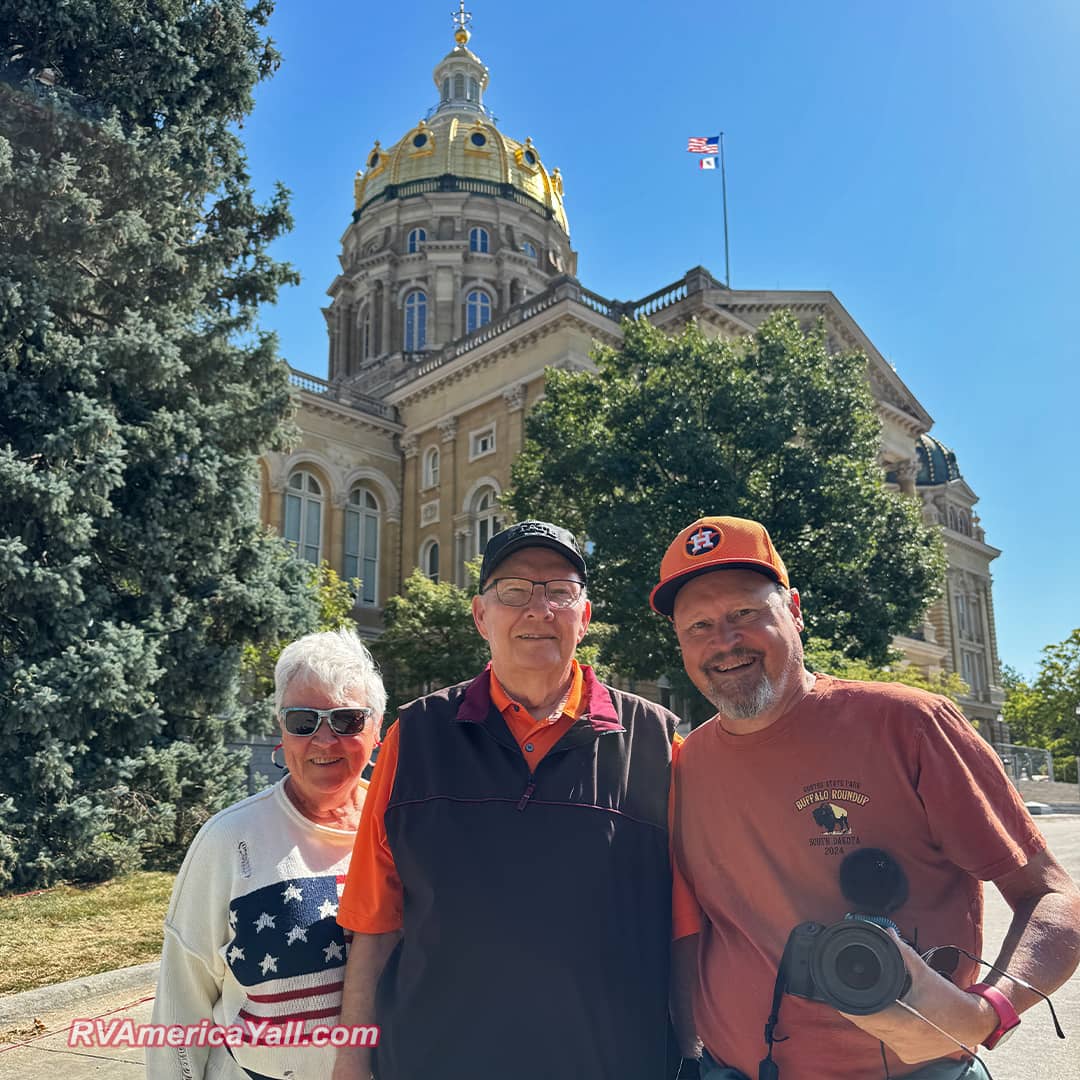 with Aunt Mary and Uncle Larry IA