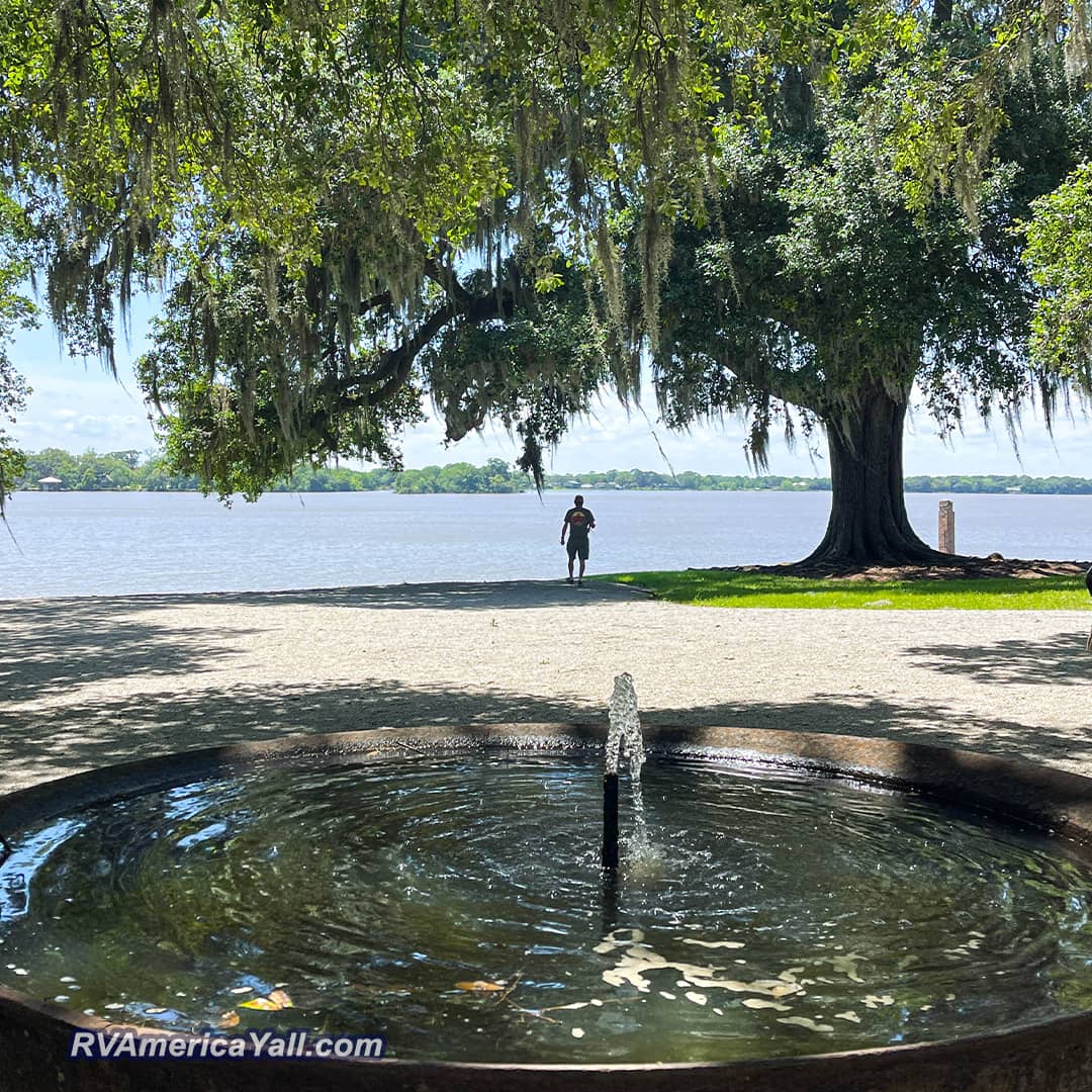 Fountain with a View