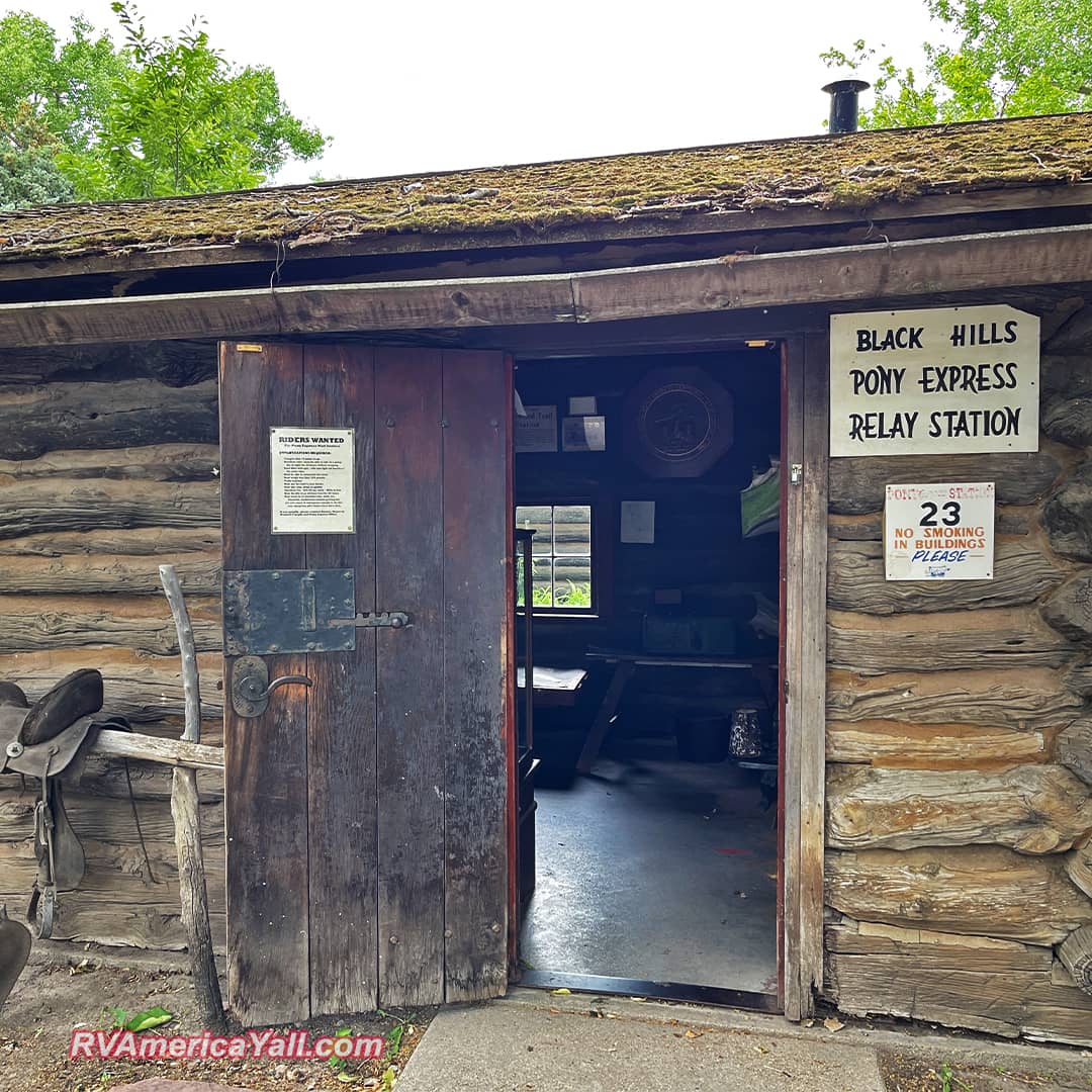 1800s Pony Express Relay Station