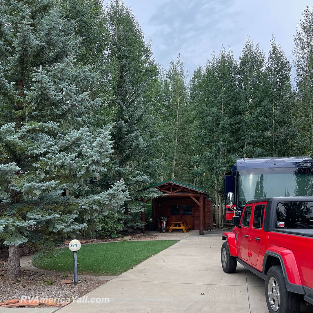 Our Campsite near Frisco CO