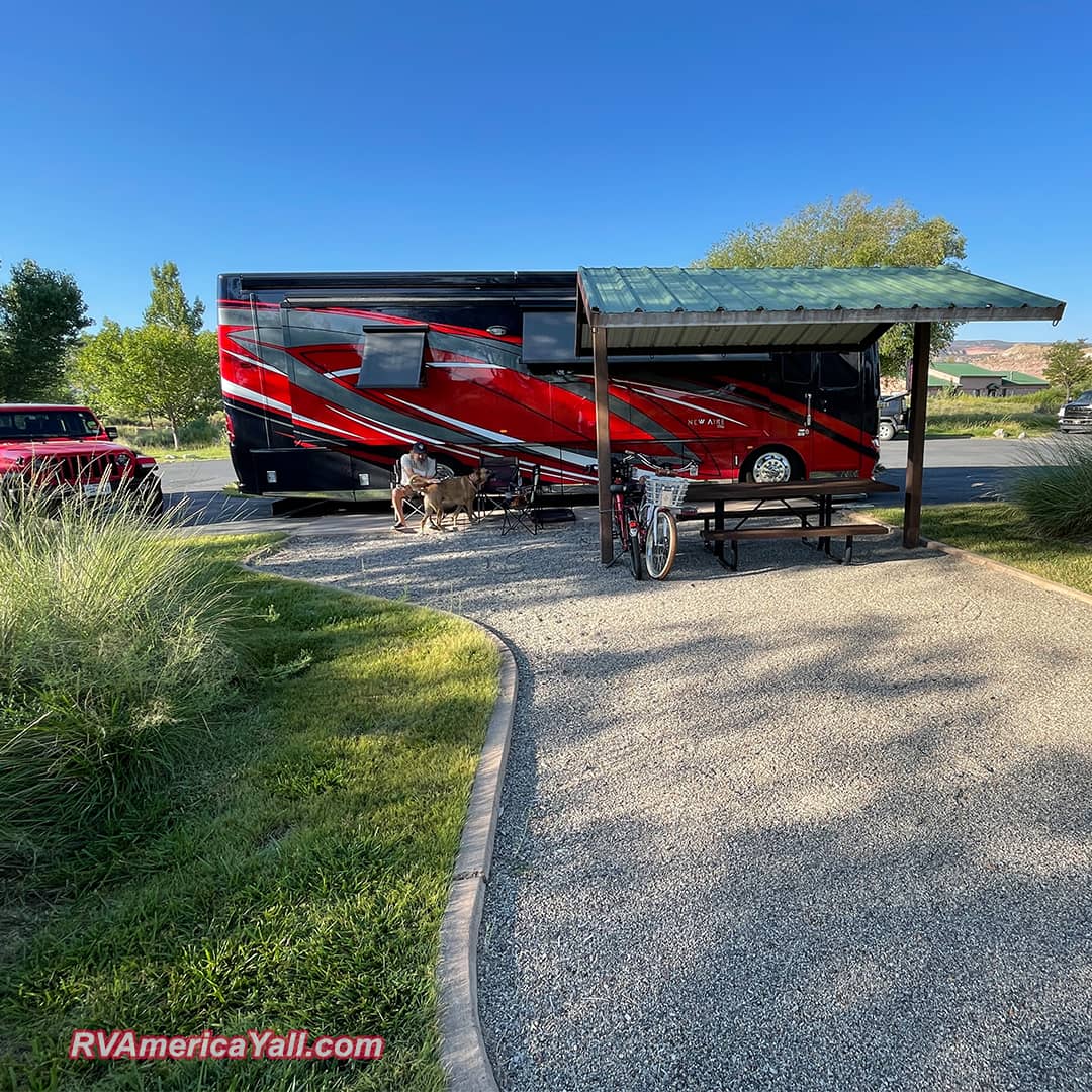 Our Campsite in Fruita CO