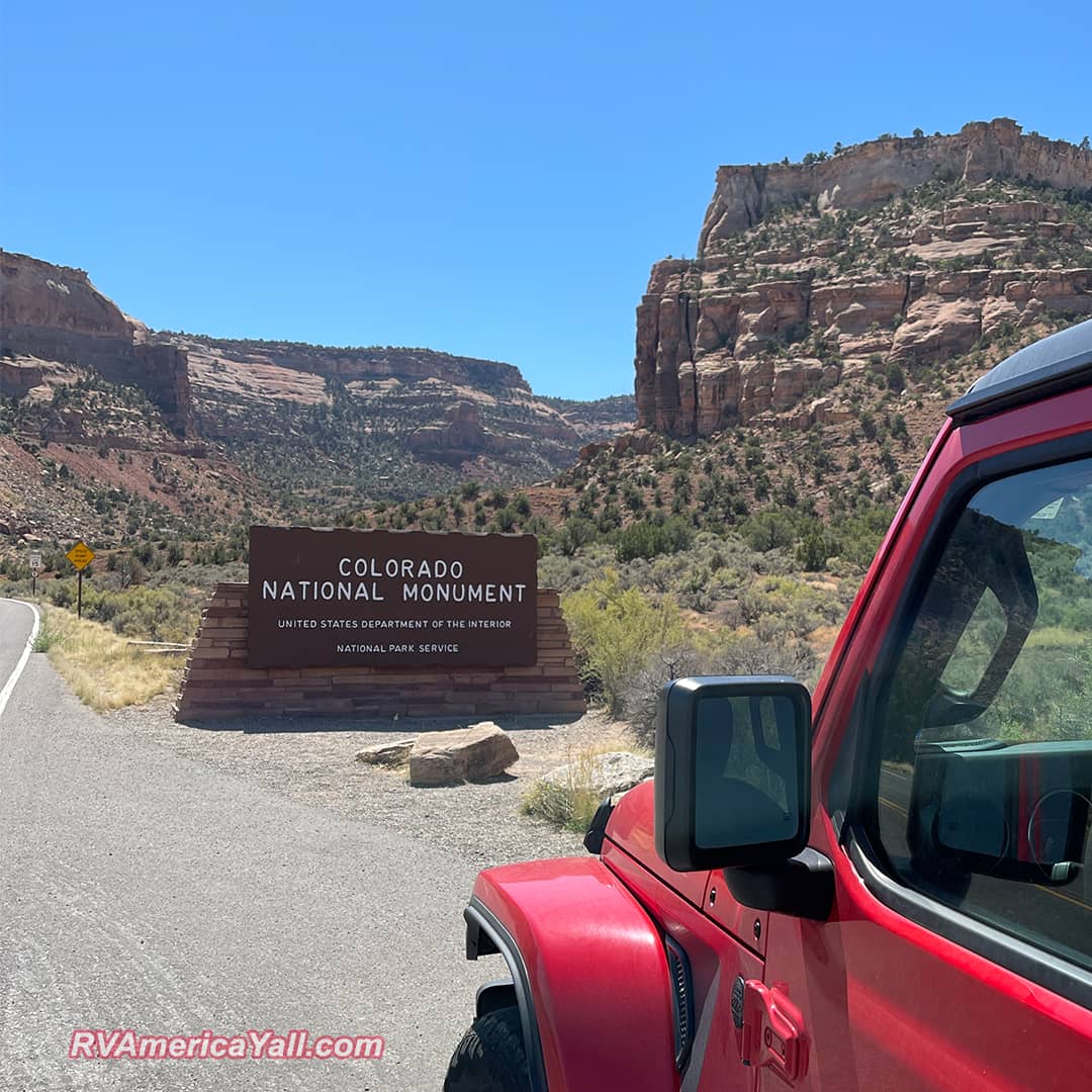 Entering Colorado National Monument
