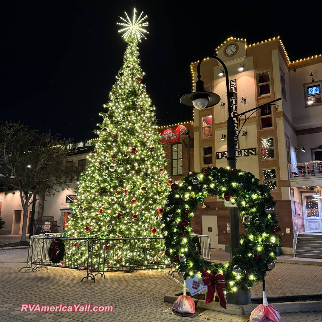 Christmas in Galveston TX RV America Y'all